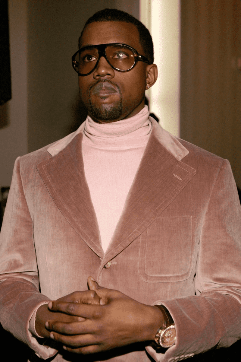 Pink designer shirt - Kanye West
