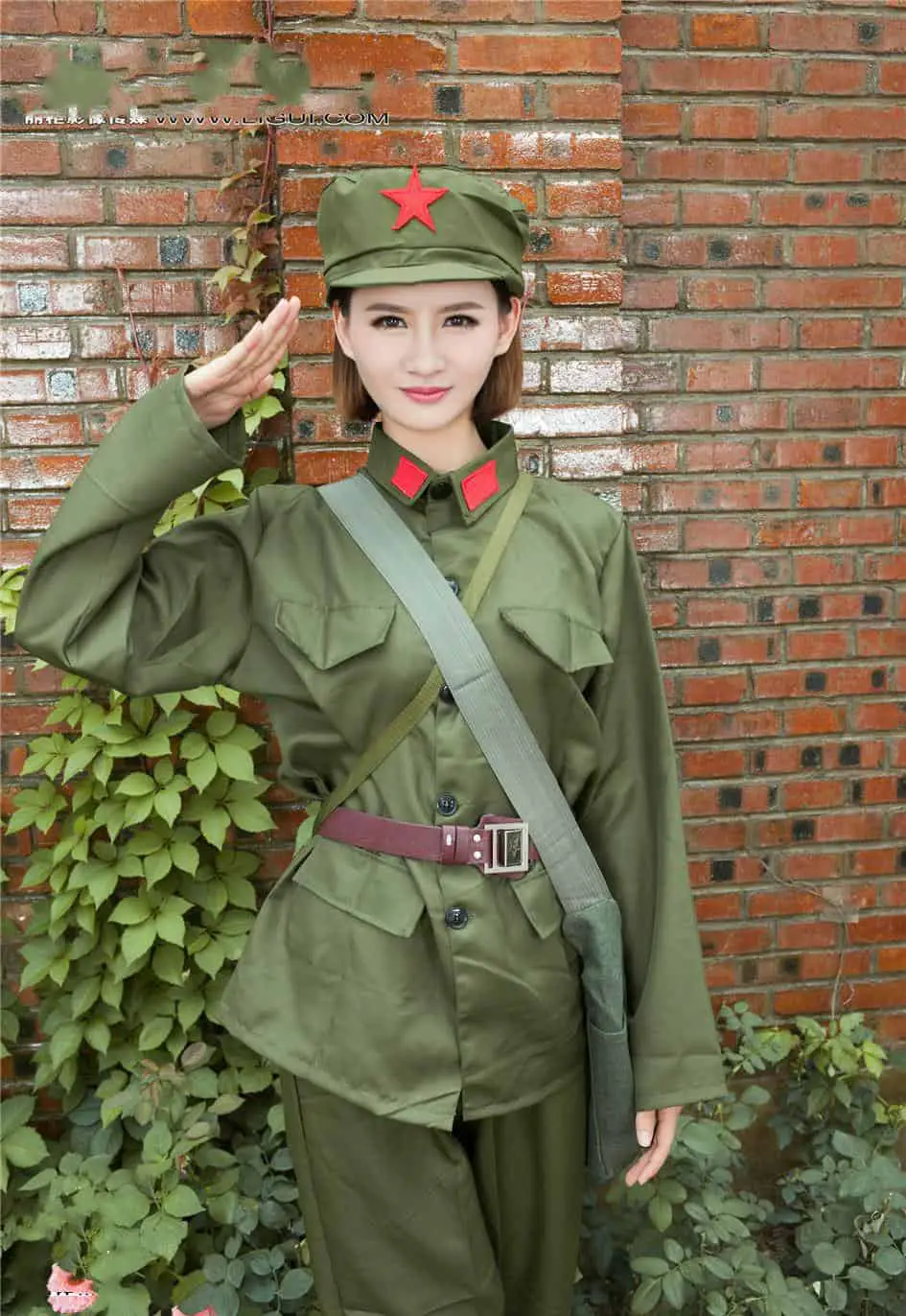 Green Military Clothing Chinese School Uniforms