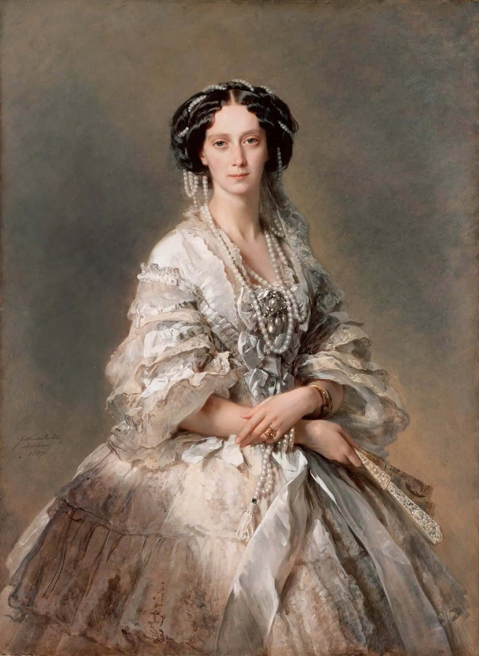 Maria Alexandrovna by Franz Xaver Winterhalter, 1857