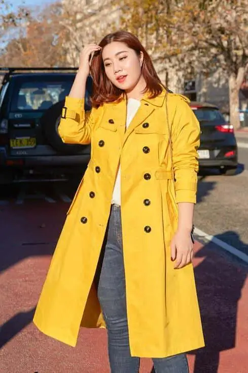 Plus Size Spring outfit ideas for women 2023 - oversize coat 2
