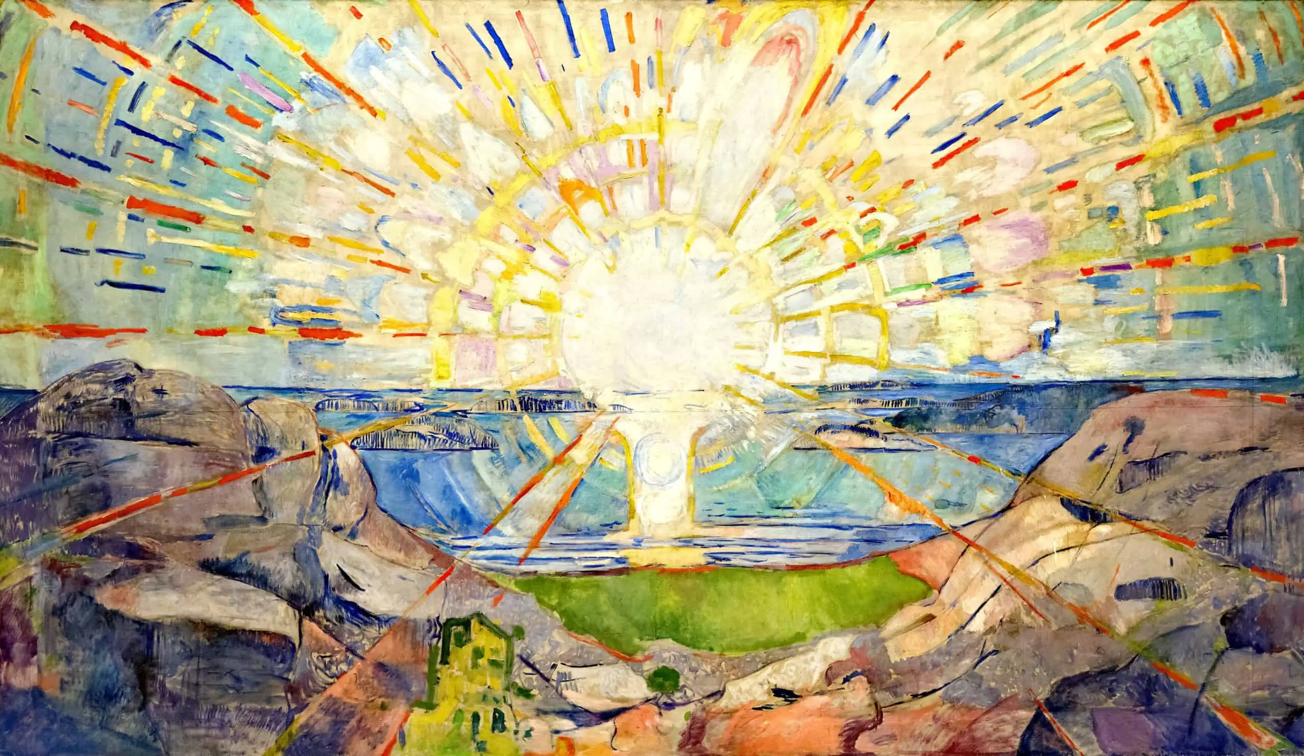 The Sun, by Edvard Munch, University of Oslo