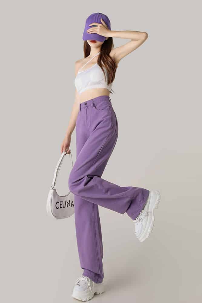 Model of Purple Monochromatic Outfit Ideas 1