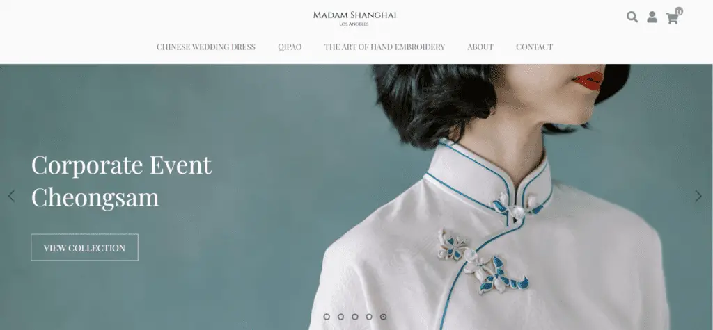 Screenshot of Madam Shanghai
