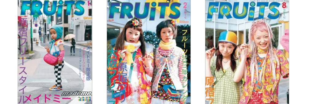 Some Decora Fashion Covers of FRUiTS Magazines