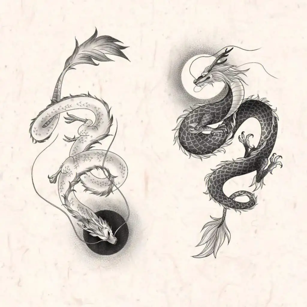 Chinese symbols - Dragon Tattoo