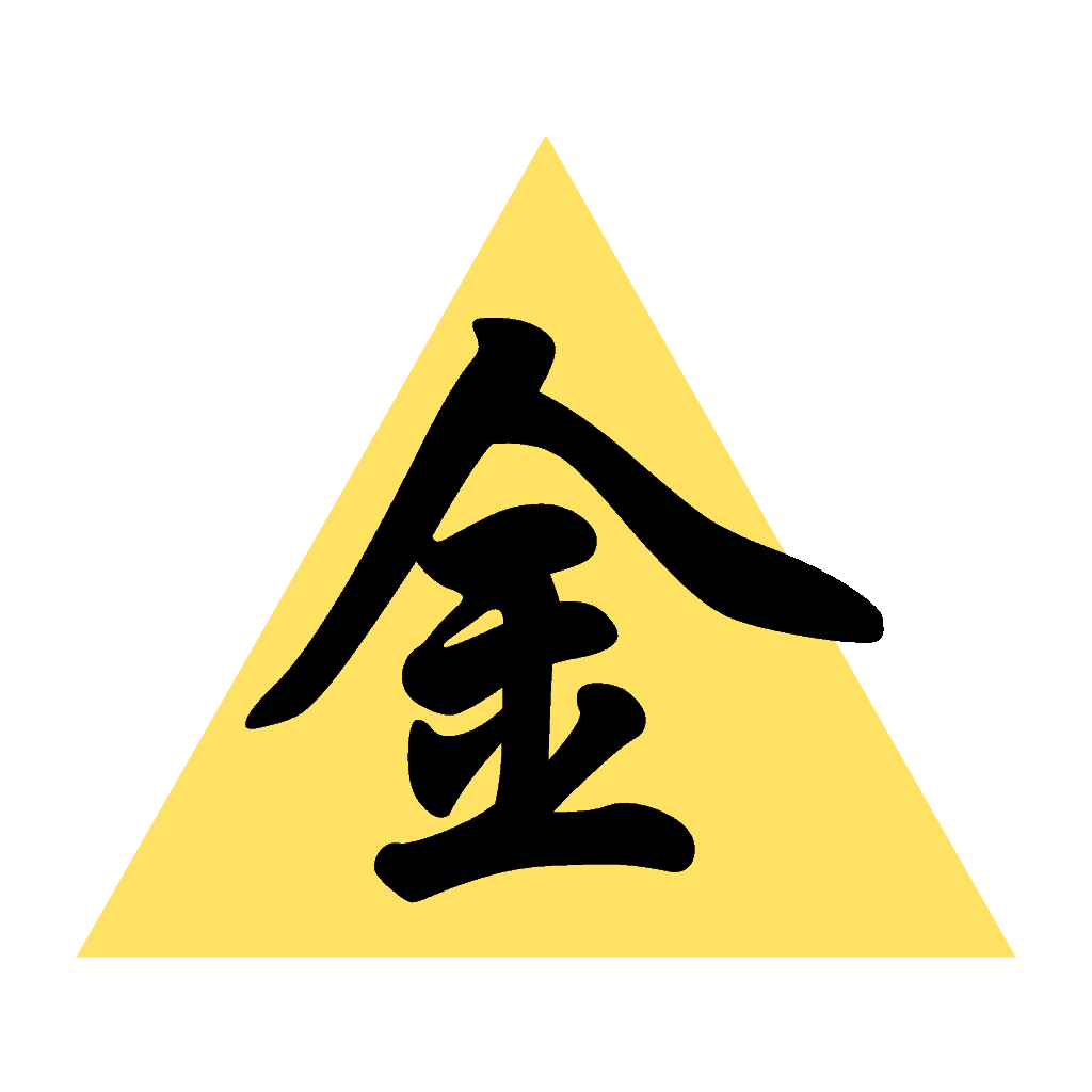 Chinese symbols - Metal