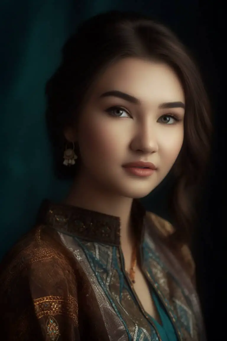 Model with Central Asian Skin Tone