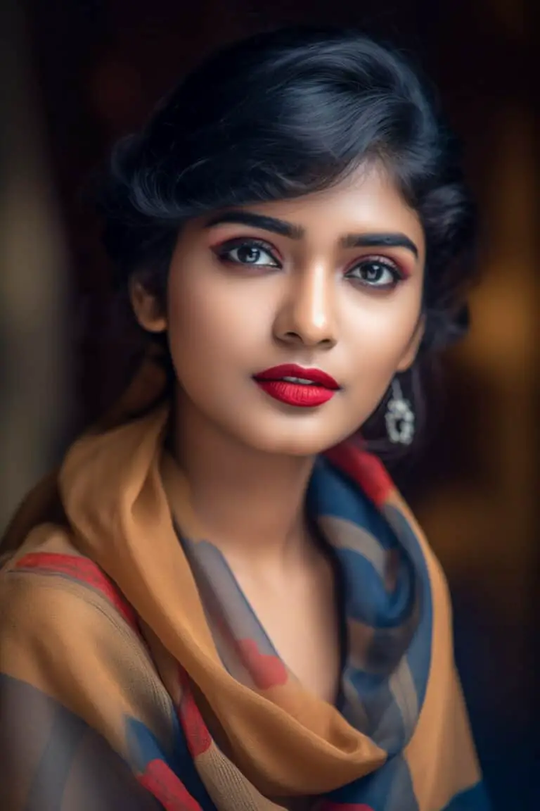 Model with South Asian Skin Tone