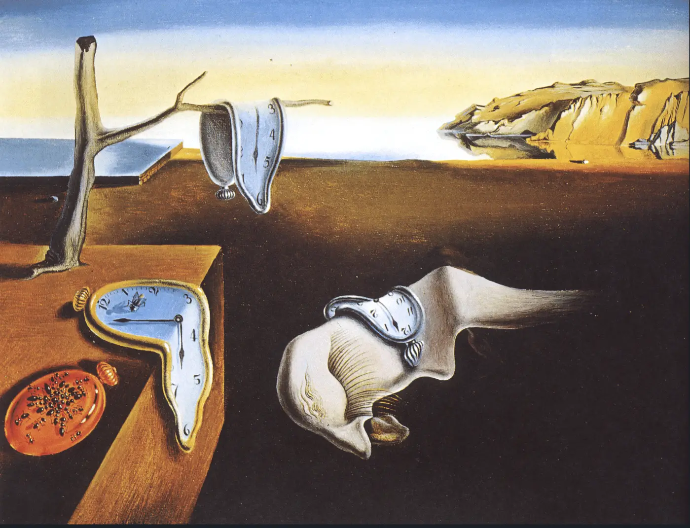 The Persistence of Memory, by Salvador Dali in 1931