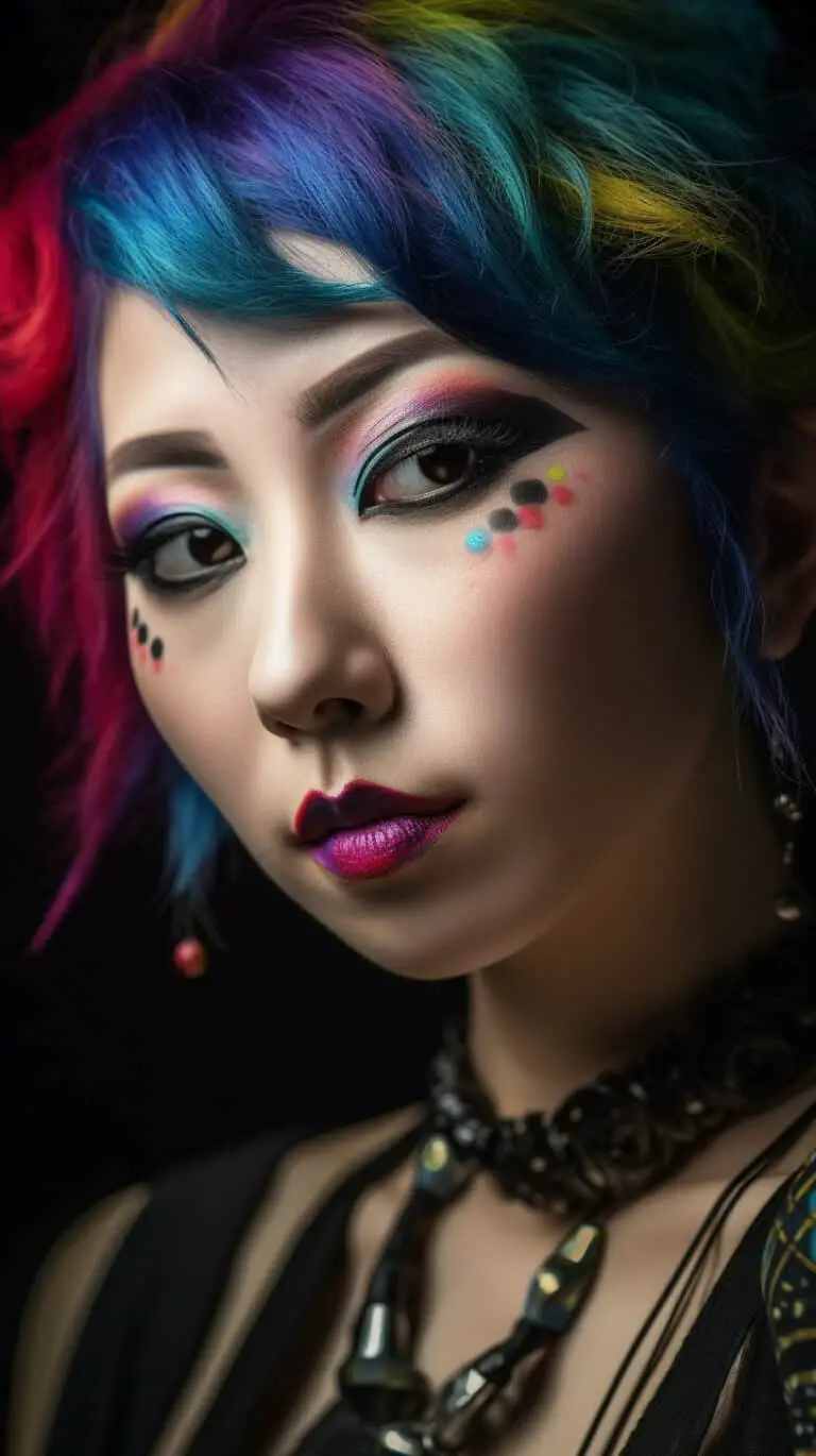 visual kei makeup