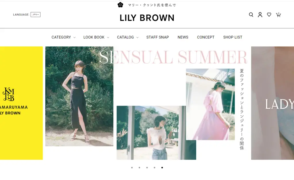 Screenshot of Lily Brown
