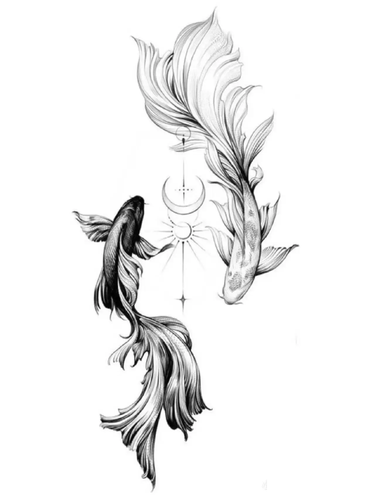 Koi Fish Yin Yang Tattoo: What Does It Mean? - Sunica Design