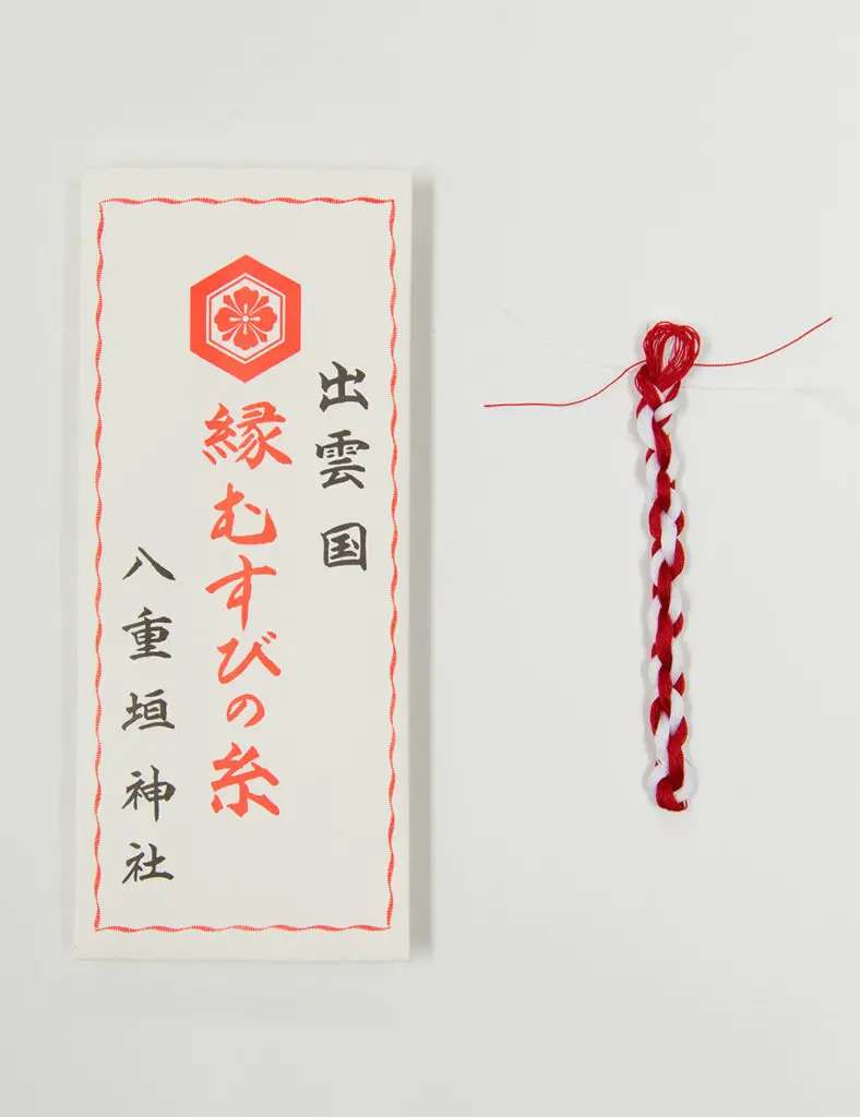 An amulet about love and relationship from Yaegaki Shrine