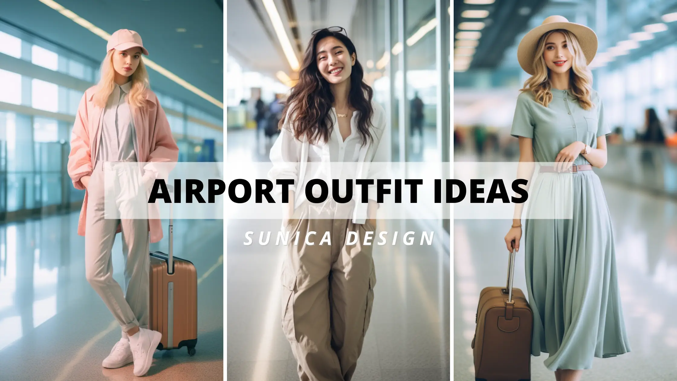 AIRPORT & TRAVEL OUTFIT IDEAS 2020 - YouTube