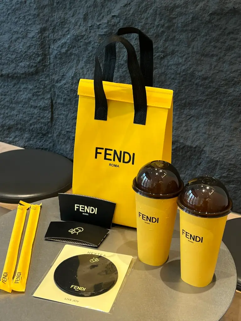 Hey Tea x Fendi free gifts for every order