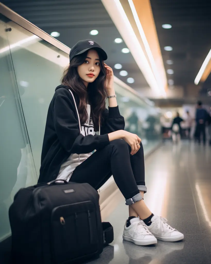 Spring Airport Outfit Idea 3