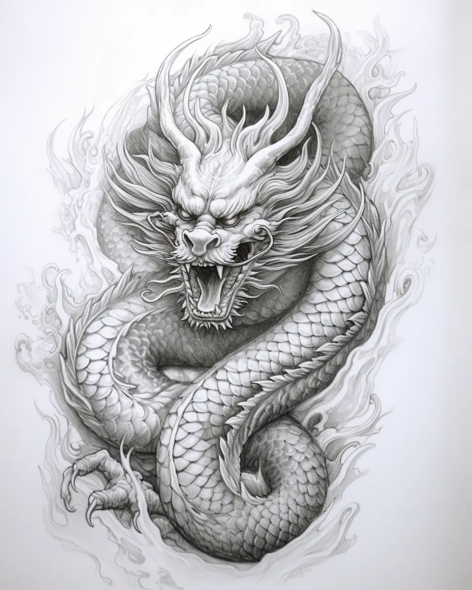 Awesome Chinese Dragon Tattoo Design | Dragon tattoo images, Dragon tattoo  designs, Chinese dragon tattoos