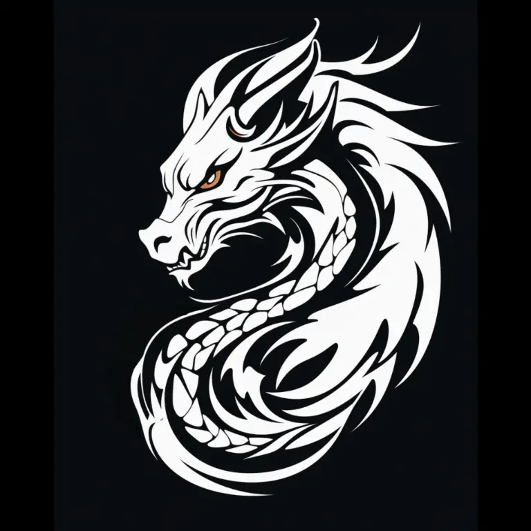 Winged Dragon Tattoo Idea 3