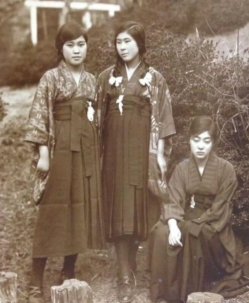 Japanese female students in the 1910s