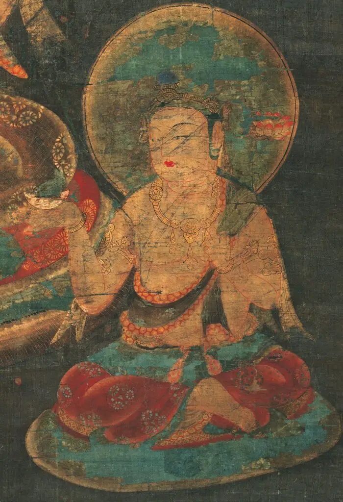 One of the Twelve Devas paintings in the Kyoto National Museum