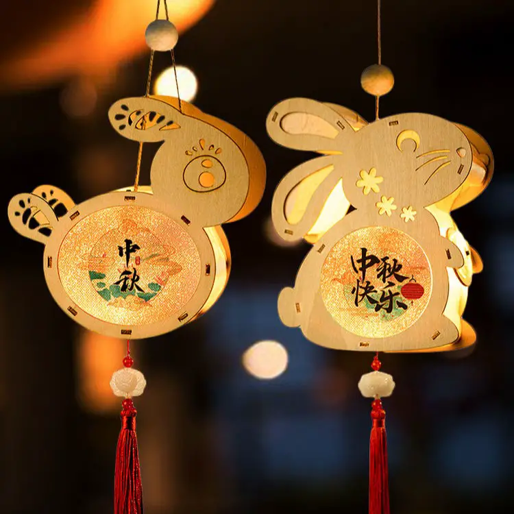 Rabbit lanterns for the Mid-Autumn Festival