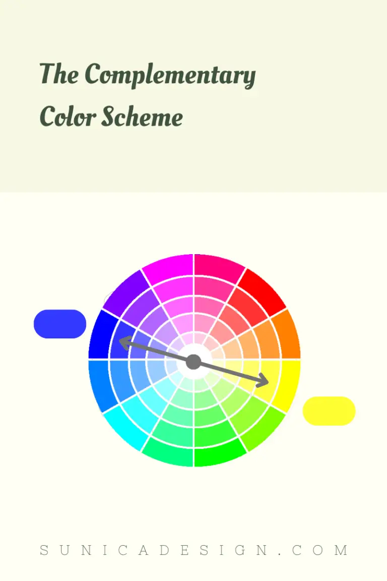 Complementary color scheme in CMYK color wheel - blue and yellow