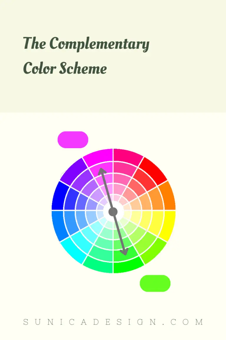 Complementary color scheme in CMYK color wheel - magenta and green