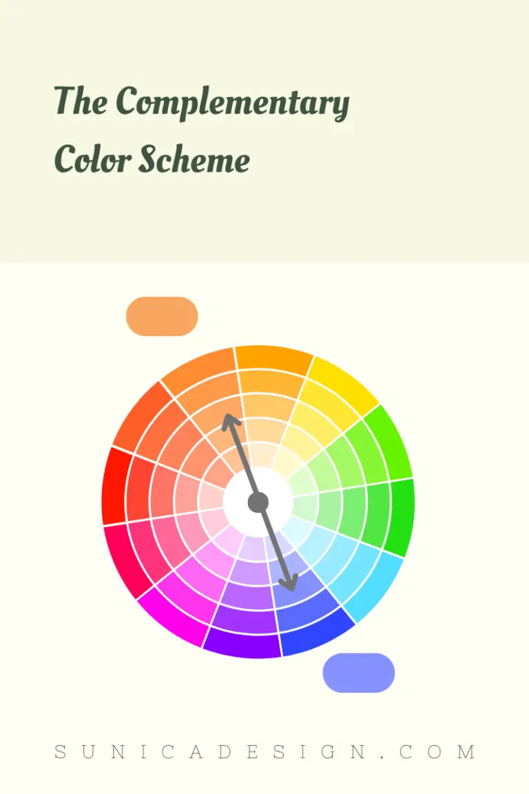 Complementary color scheme in RYB color model - orange and blue
