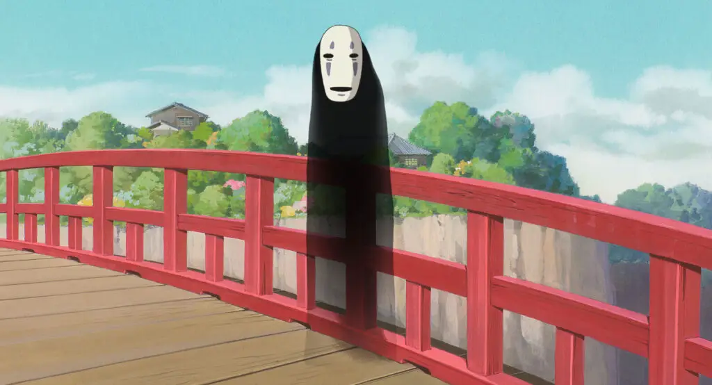 No-Face. Screenshot of "Spirited Away"