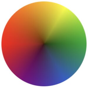The RYB color wheel
