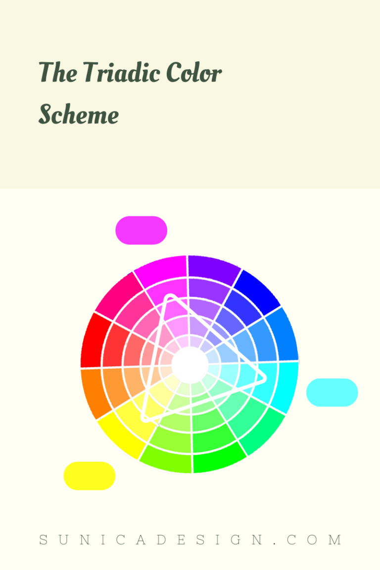 Triadic Color Scheme in RGB Color Wheel - Magenta, Cyan, and Yellow