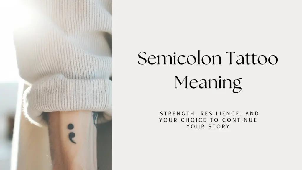 Feature Semicolon Tattoo Meaning