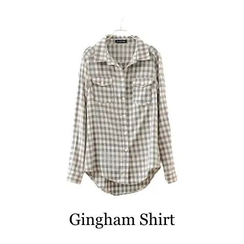 Types of Shirts - Gingham Shirt