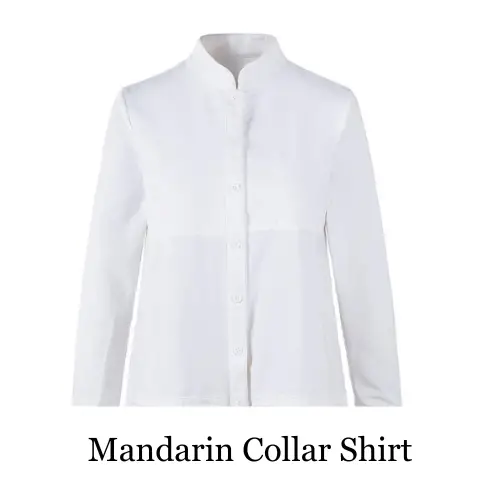 Types of Shirts - Mandarin Collar Shirt