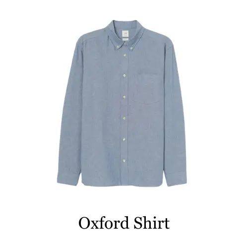 Types of Shirts - Oxford Shirt